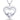 Emma Manor 14k White Gold Plated 5A Heart Shape Cubic Zirconia Love Double Heart Pendant Necklace for Women