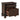 Classic Transitional Nightstand Brown Cherry Finish Birch Veneer Hidden Drawer Bun Feet Bedroom Furniture